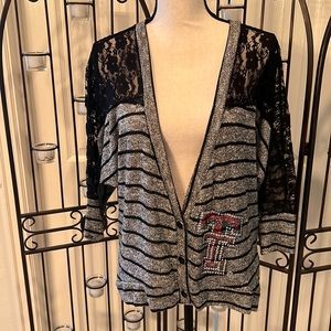 Texas Tech Lacey top